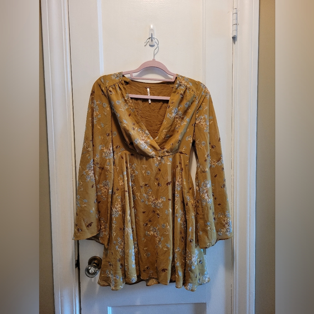 Free People Lilou Wrap Dress No Belt